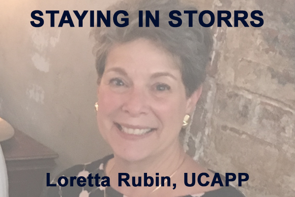 Staying in Storrs with Loretta Rubin, UCAPP